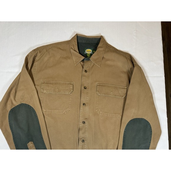 3 Cabelas Shirts Cotton Heavy Duty Long Sleeve Button Outdoor Work Men's XL Tall - Picture 16 of 16